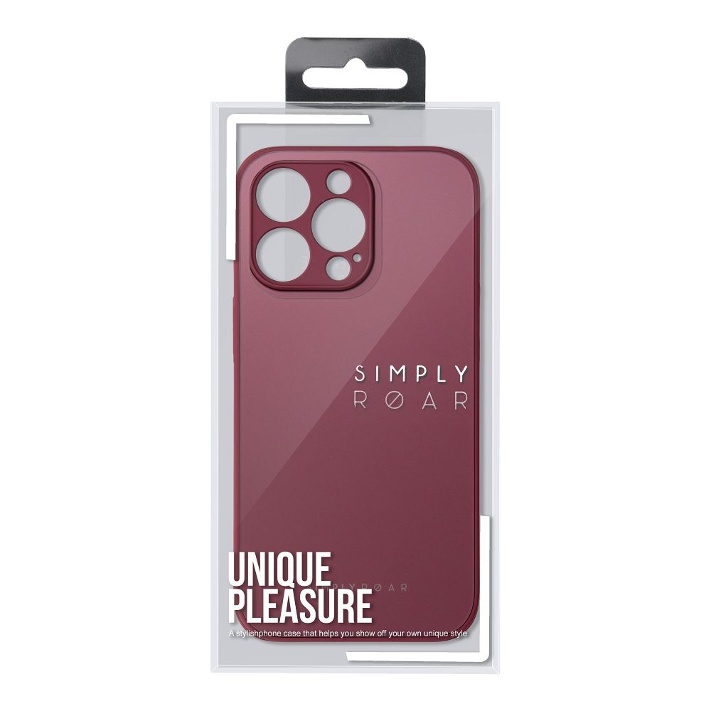 ROAR case MATTE GLASS for IPHONE 14 Plus claret