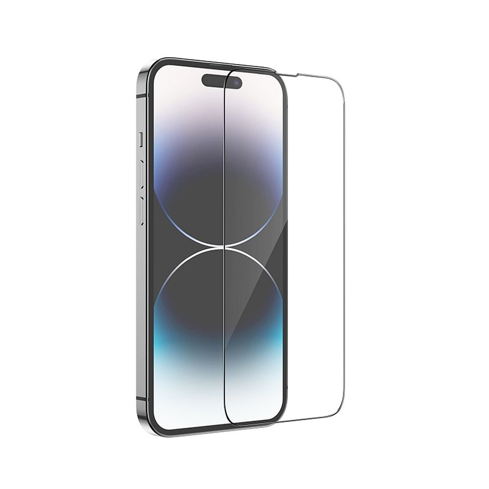 HOCO tempered glass HD 5D Guardian shield (SET 10in1) - for iPhone 14 Pro black (G14)