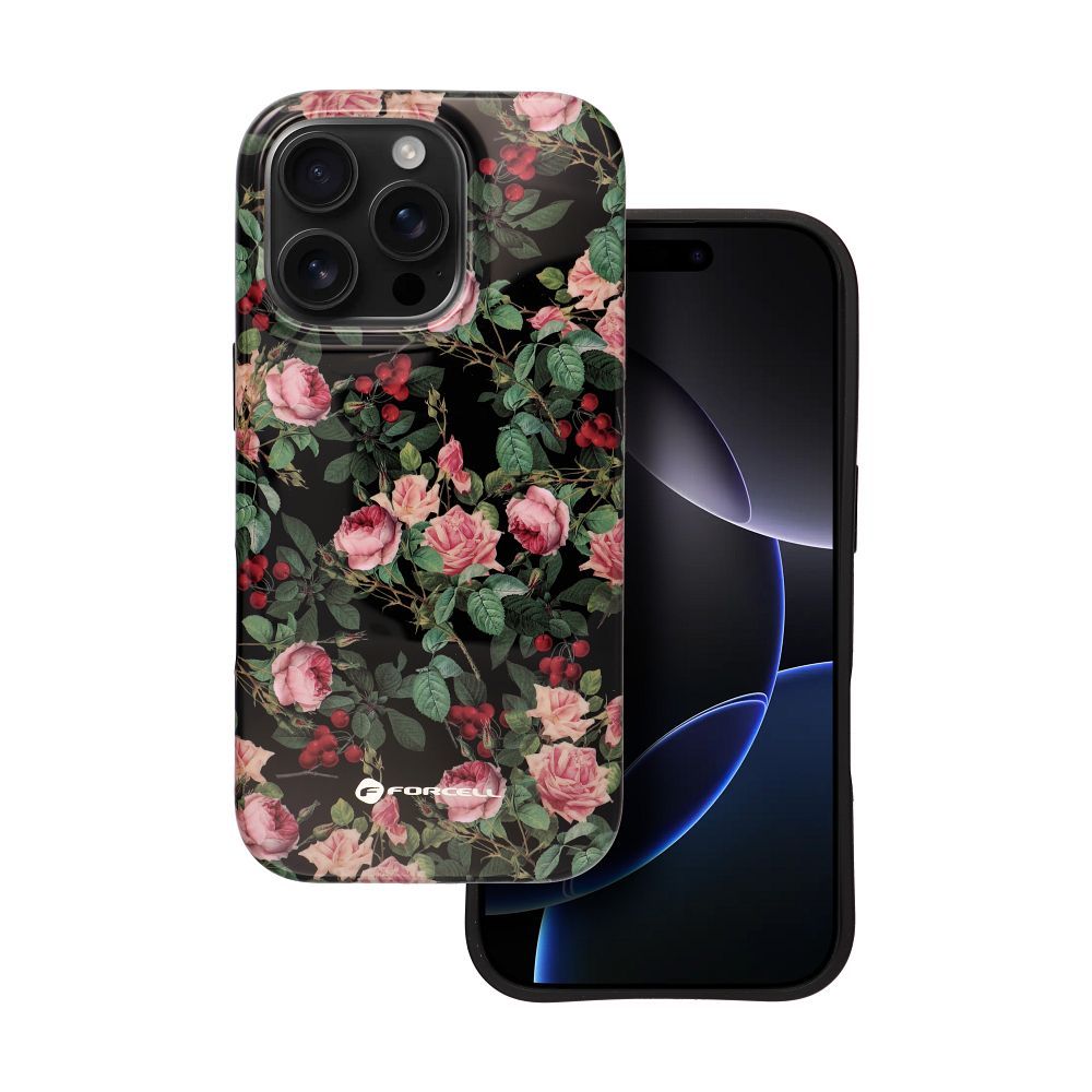 FORCELL F-PROTECT Mirage, Military Drop-Tested case compatible with MagSafe for IPHONE 15 PRO MAX rose drama