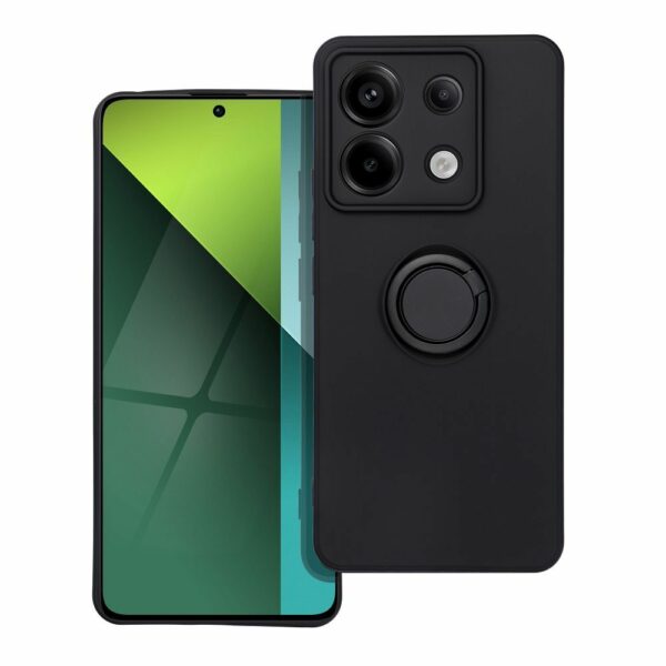 SILICONE RING case for XIAOMI Redmi Note 13 Pro 5G black