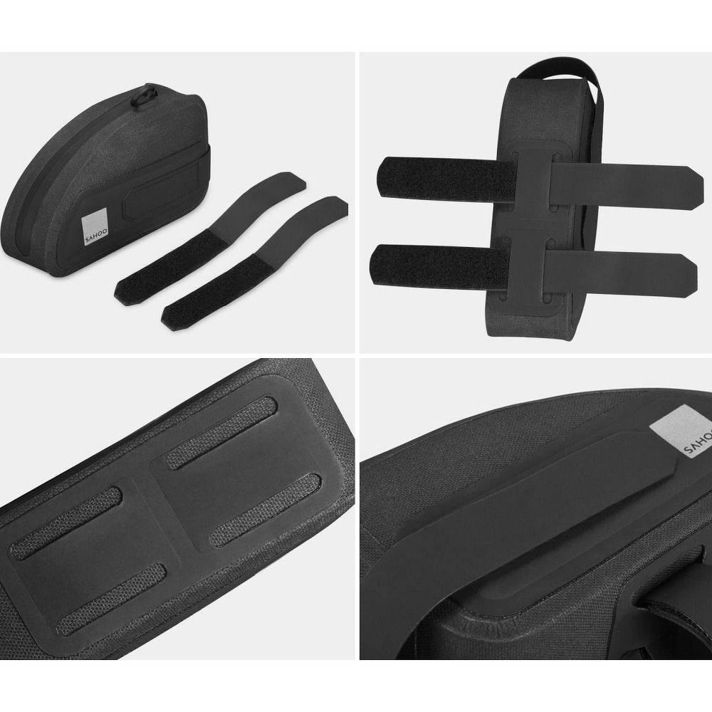 c7980e22ac8e5dee91457fba7815929e SAHOO bike bag on the bicycle frame with zip 0,3L 122035 black