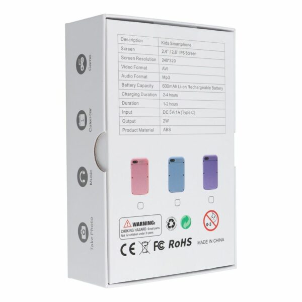 Gaming phone for kids with IPS display 2,4" with buttons KDC-0027A blue