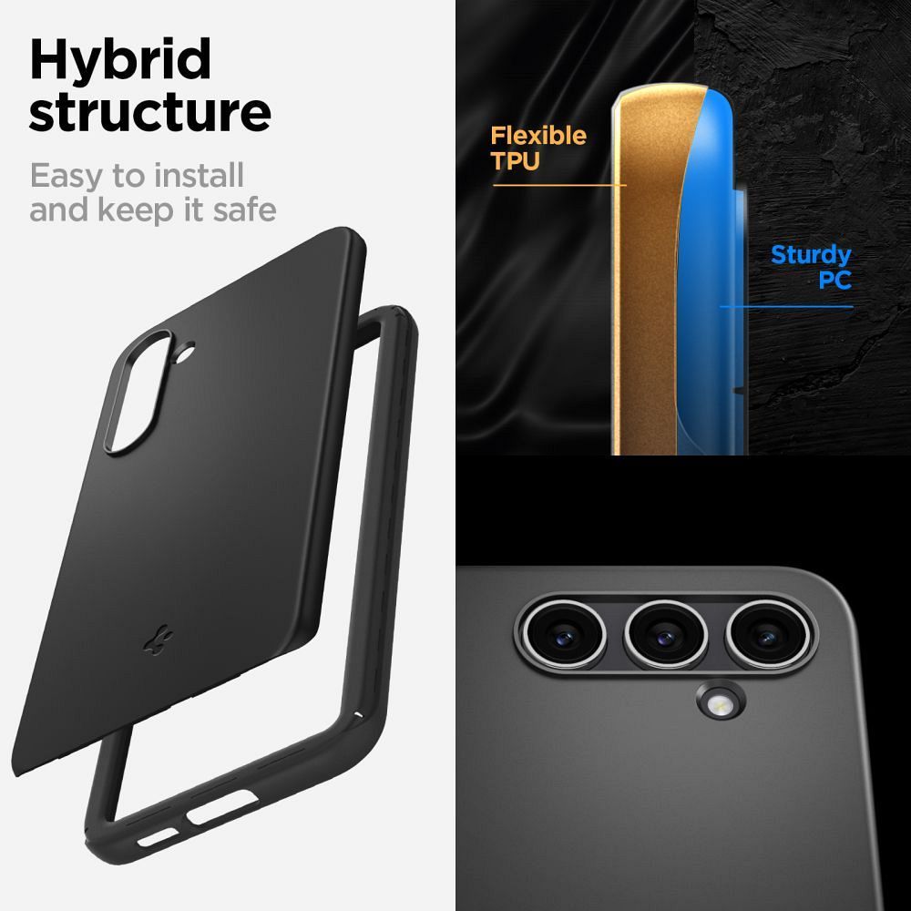 SPIGEN Thin Fit case for SAMSUNG S23 FE black