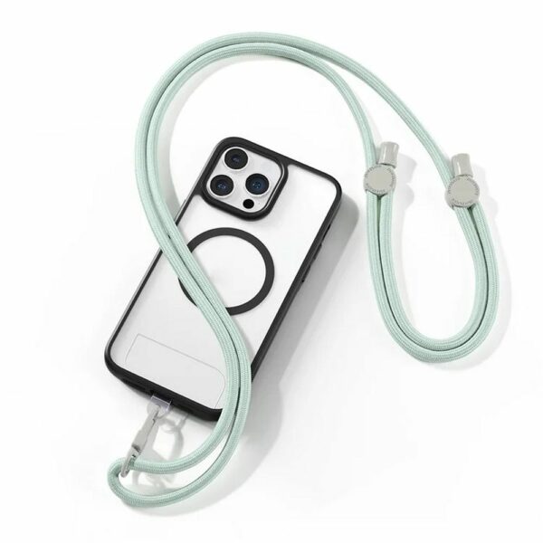 DUX DUCIS Plaz - cross-body phone strap - light green