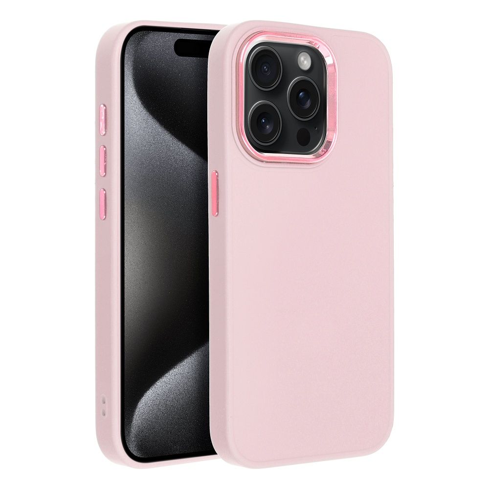 FRAME Case for IPHONE 15 Pro powder pink