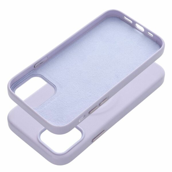 ROAR case LEATHER MAG compatible with MagSafe for IPHONE 12 Pro purple