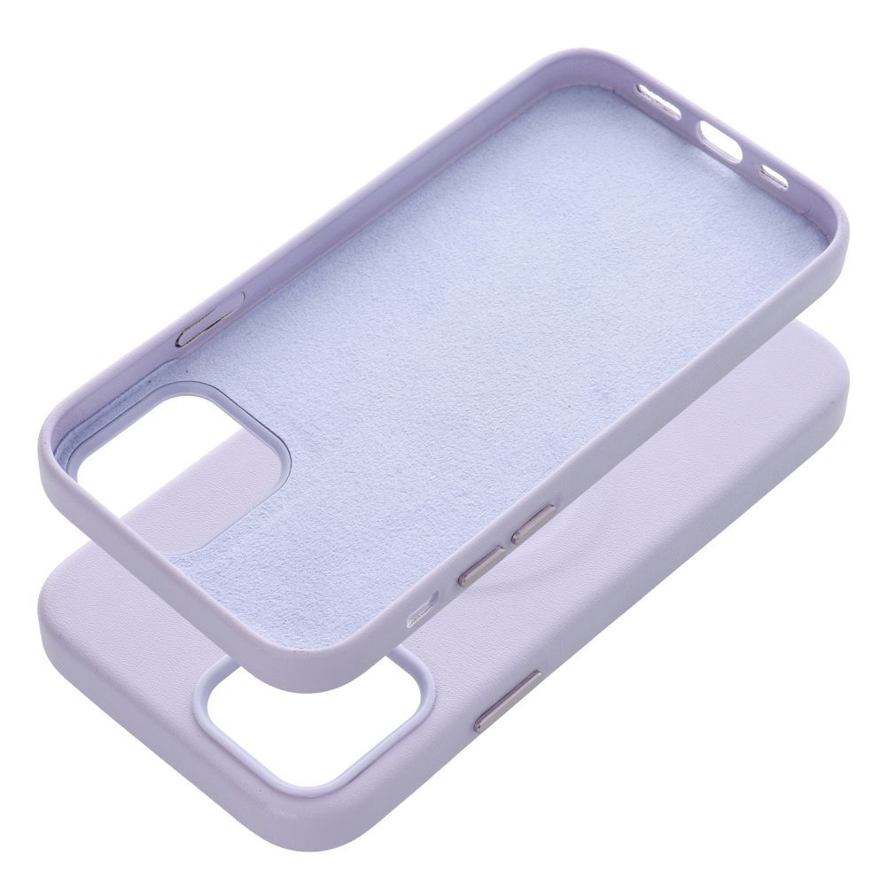 ROAR case LEATHER MAG compatible with MagSafe for IPHONE 12 Pro purple