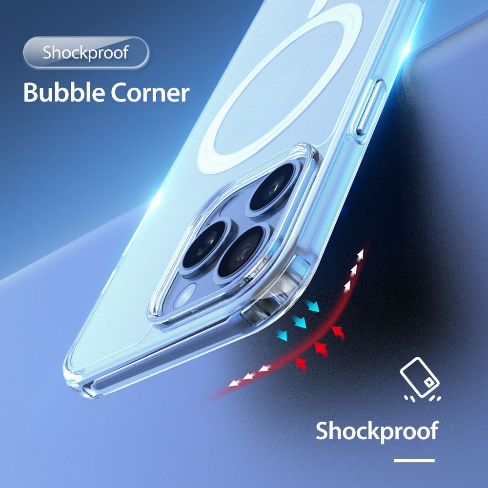 DUX DUCIS case CLIN MAG compatible with MagSafe for IPHONE 16 Pro Max transparent