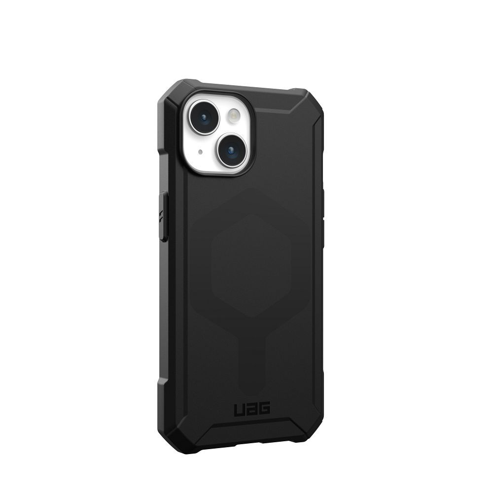 UAG Urban Armor Gear case ESSENTIAL compatible with MagSafe for IPHONE 15 black