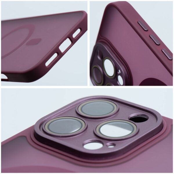 VARIETE MAG COVER Case compatible with MagSafe for IPHONE 15 PRO MAX purple