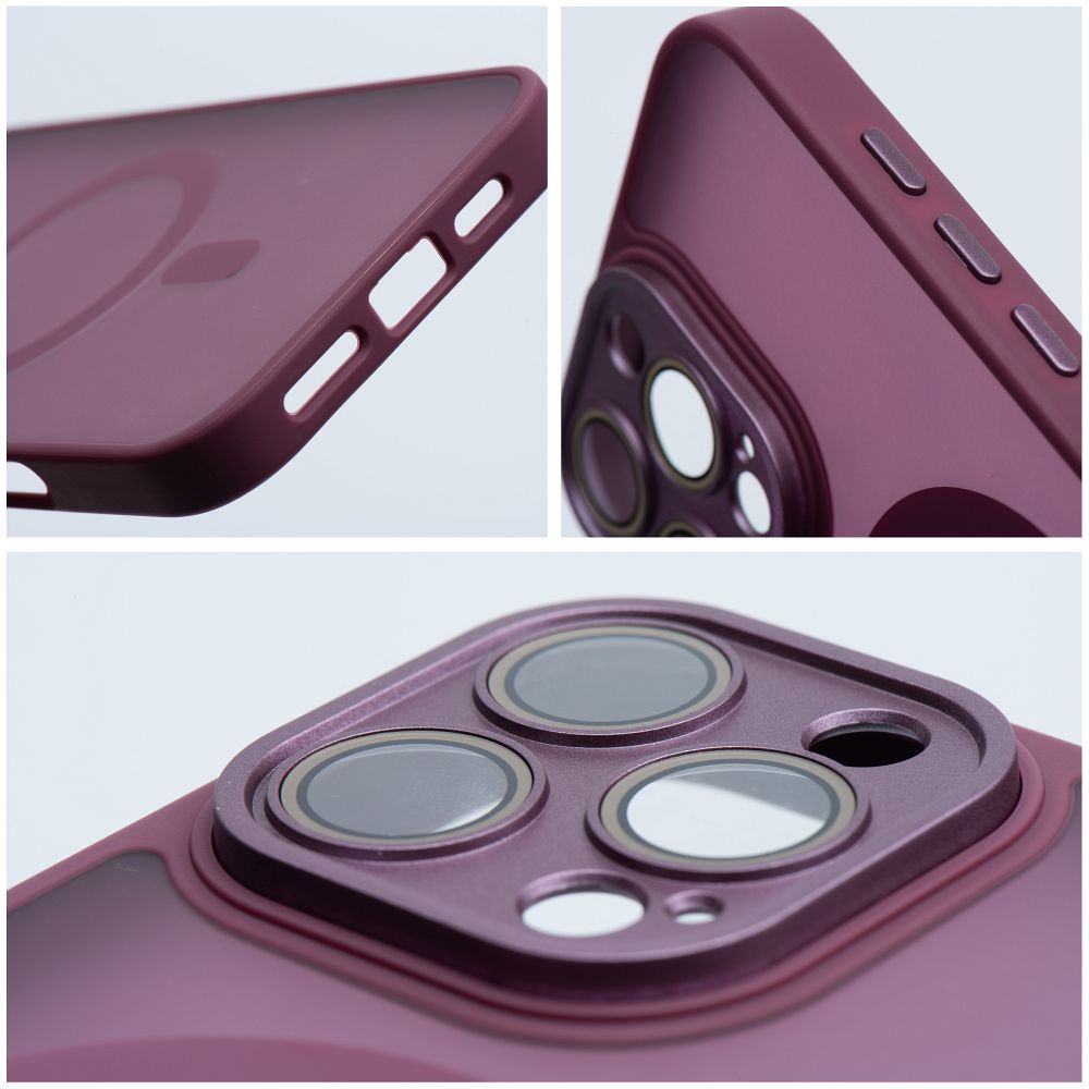VARIETE MAG COVER Case compatible with MagSafe for IPHONE 15 PRO MAX purple