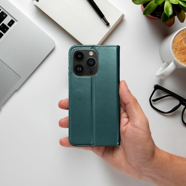SMART MAGNETO Book case for IPHONE 16 Pro Max dark green