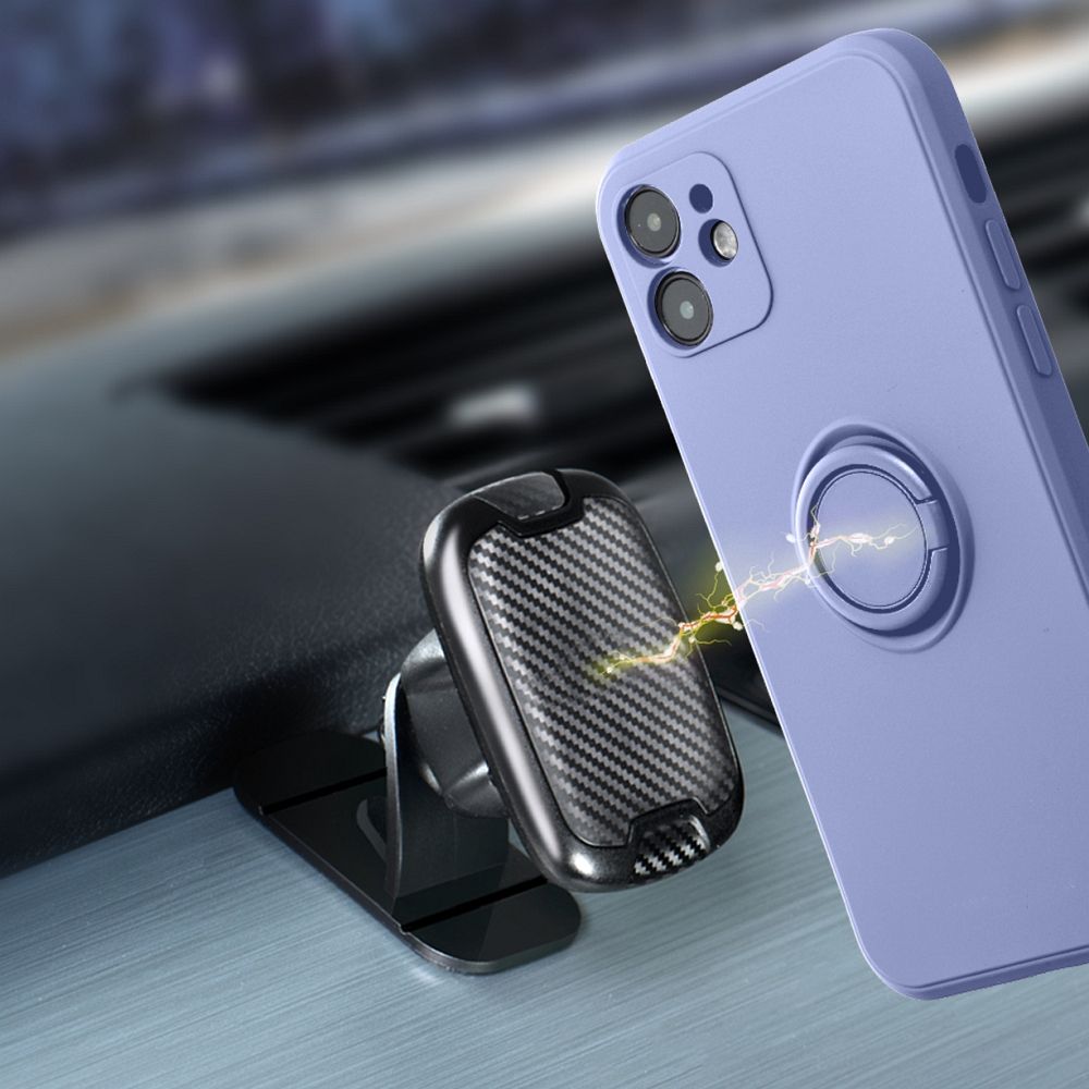 SILICONE RING case for SAMSUNG A15 5G / A15 4G violet