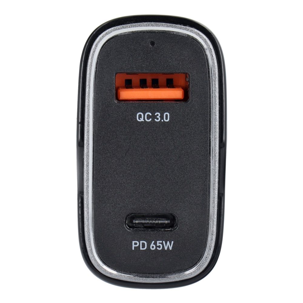 Car charger USB A + Type C PD QC3.0 3A 83W CC53-1A1C black