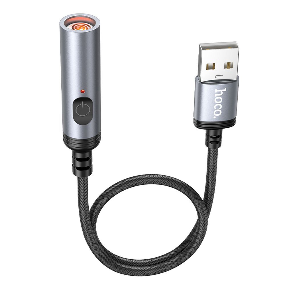 HOCO cigarette lighter for USB A UA30 0,3 m black