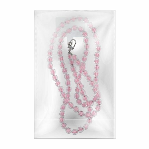 COLORFUL pendant for the phone / cord length 120cm (60cm in the loop) / on neck - lite pink