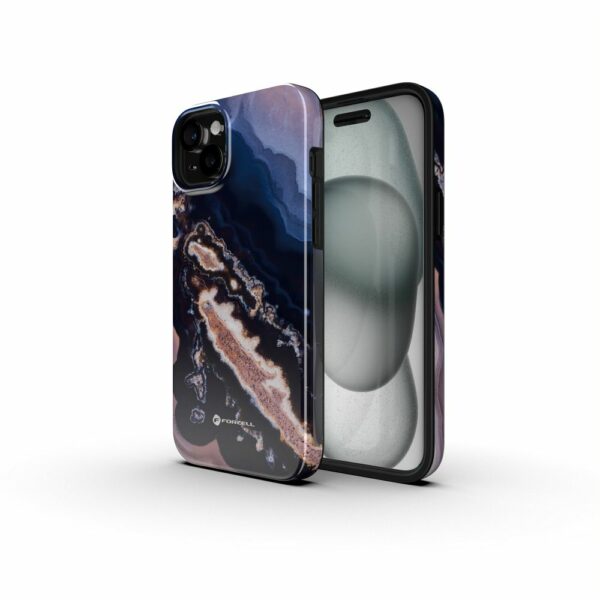 FORCELL F-PROTECT Mirage, Military Drop-Tested case compatible with MagSafe for IPHONE 16 gold island