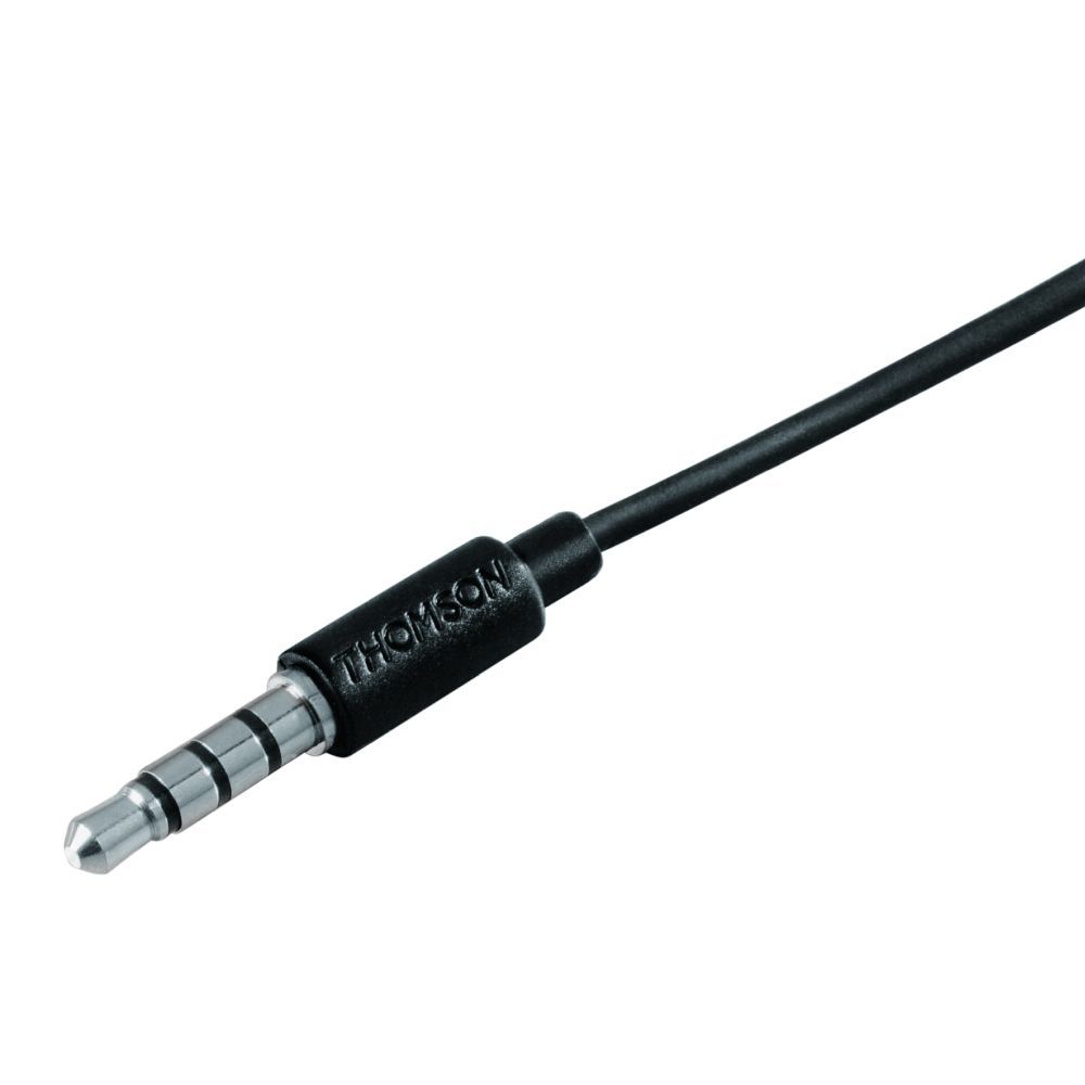 THOMSON wire earphones Jack 3,5 mm with microphone EAR3005BK black