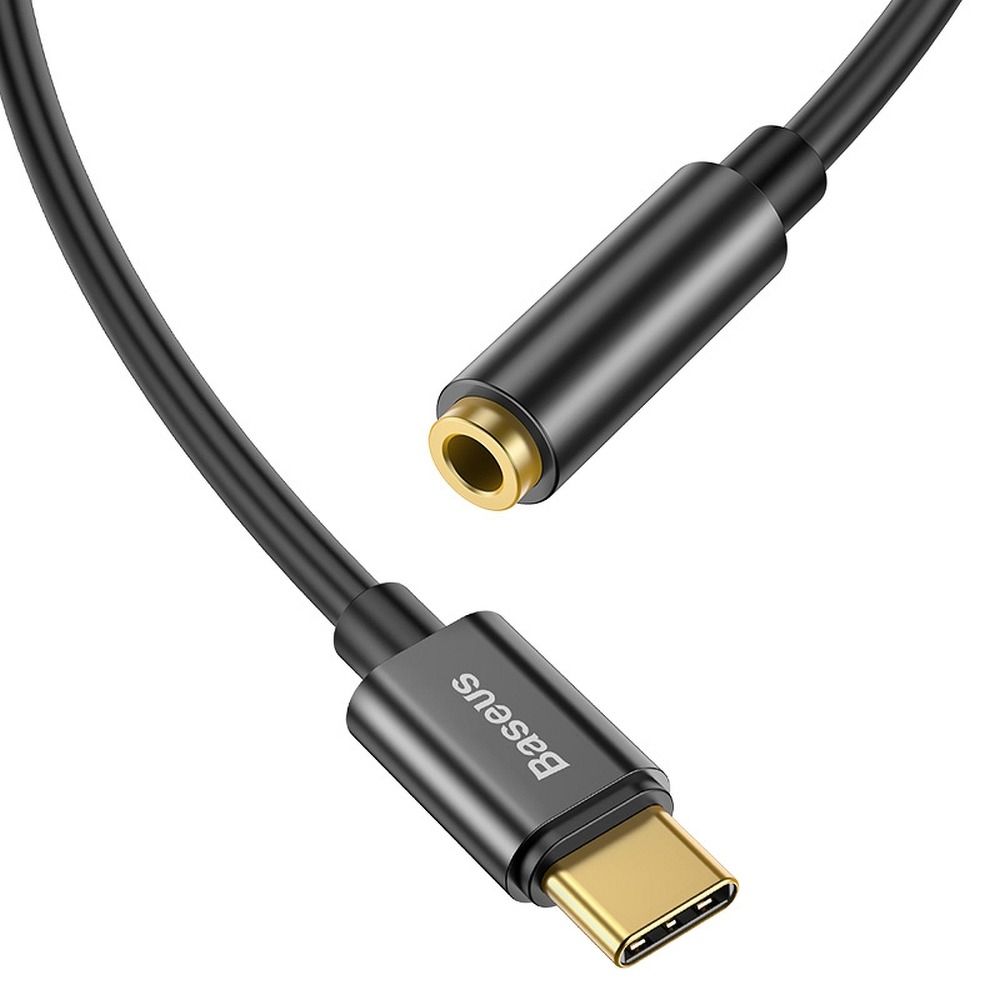 cbcb47e4af9d6ba6a81cad3e1dcd4ff5 BASEUS adapter AUX Type C (male) to Jack 3,5 mm (female) CATL54-01 black