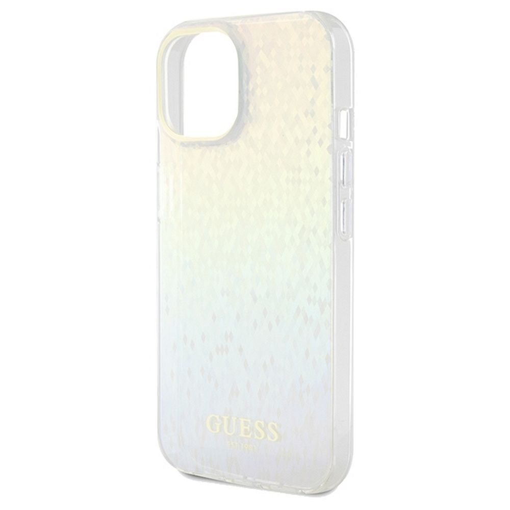 GUESS case for IPHONE 14 GUHCP14SHDECMI (IML Faceted Mirror / disco iridescent) multicolor