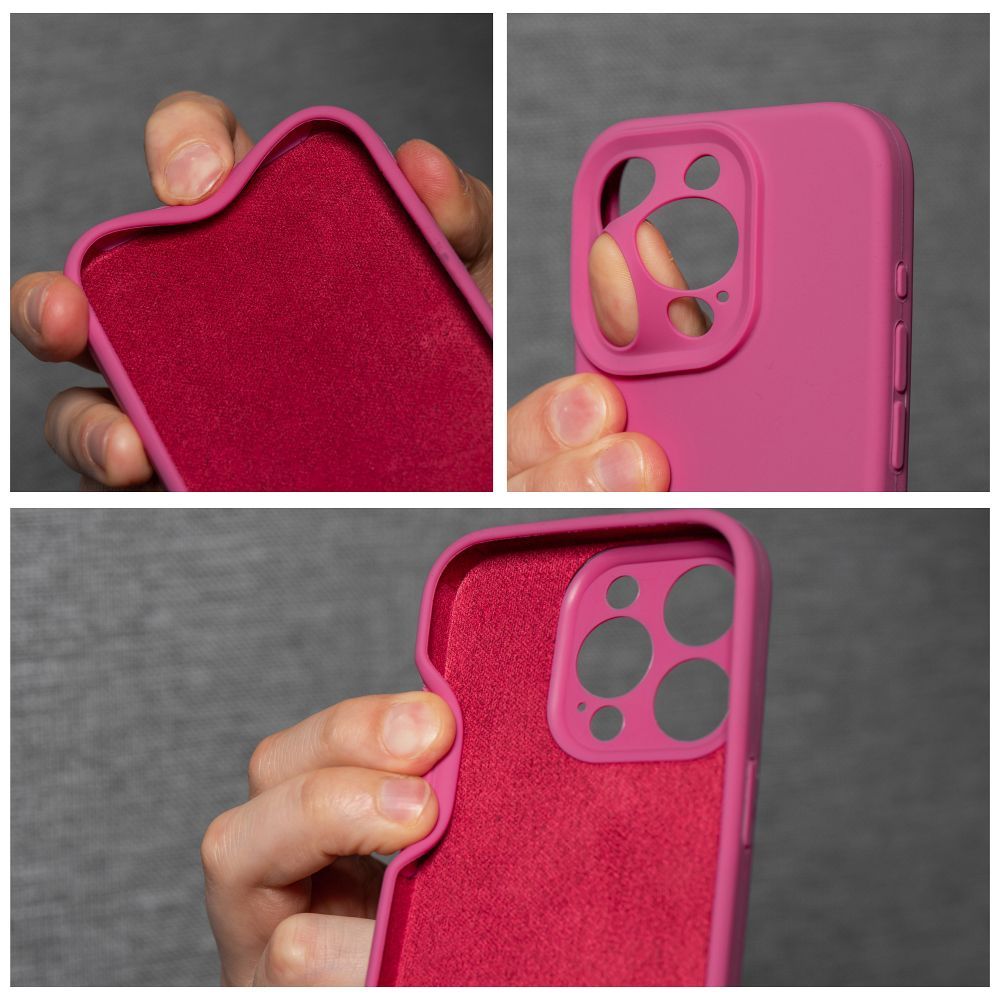 Case SILICONE 2mm for IPHONE 13 pink