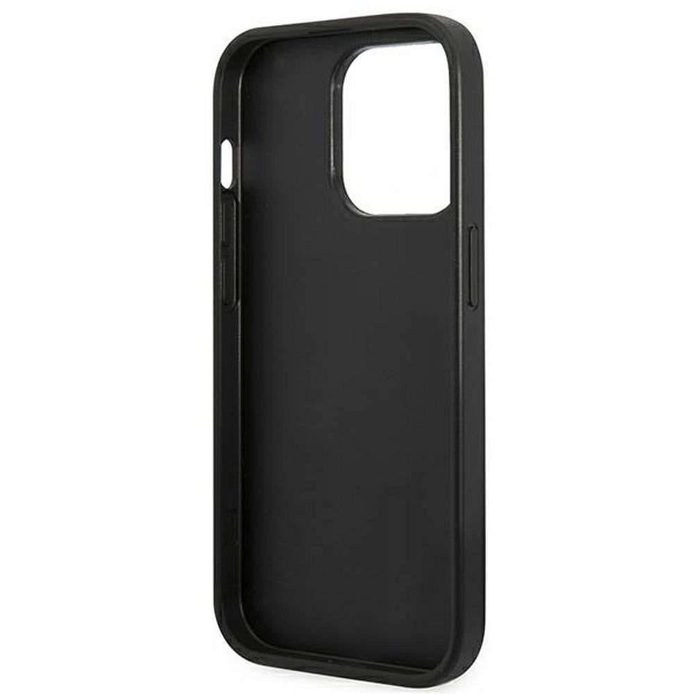 GUESS case for IPHONE 14 Pro GUHCP14LG4GFGR (4G Gold Logo) grey