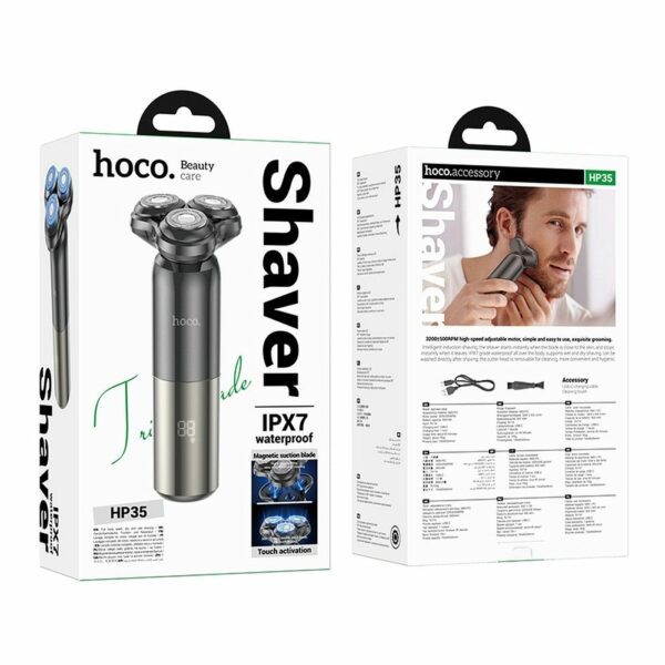 HOCO three blade electric shaver HP35 black