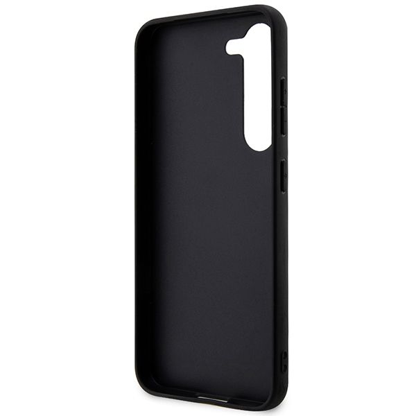 GUESS case for SAMSUNG S24 Plus GUHCS24M4GMGGR (Leather 4G Metal Logo) black