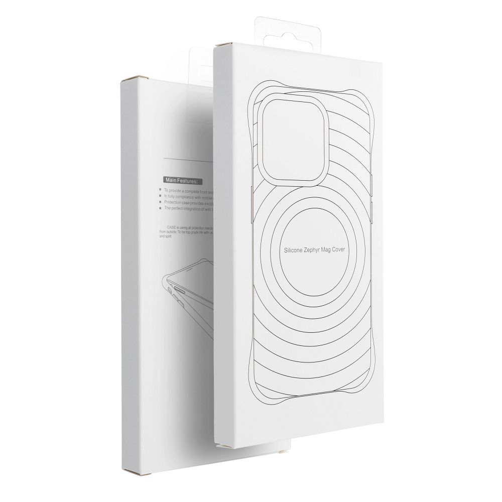 Silicone Zephyr Mag Cover compatible with MagSafe do IPHONE 13 PRO white