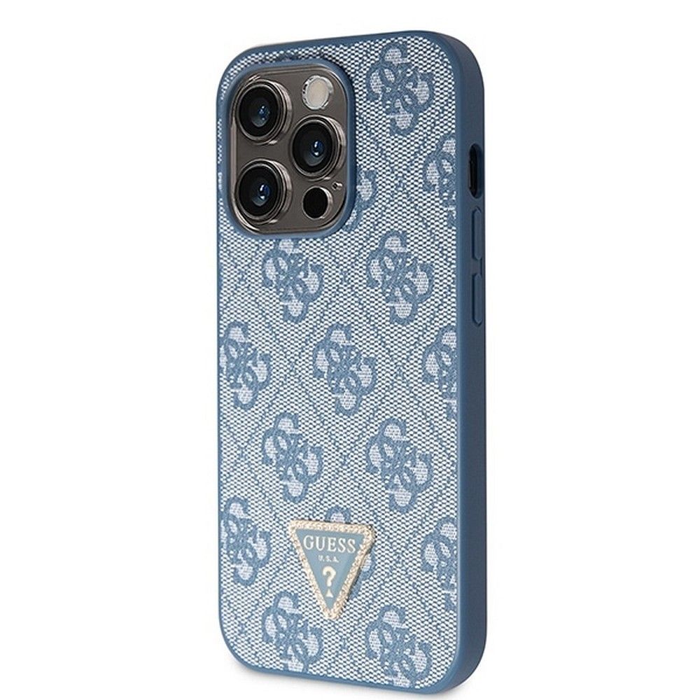 GUESS case for IPHONE 14 Pro GUHCP14LP4TDSCPB (Crossbody 4G Metal Logo) blue
