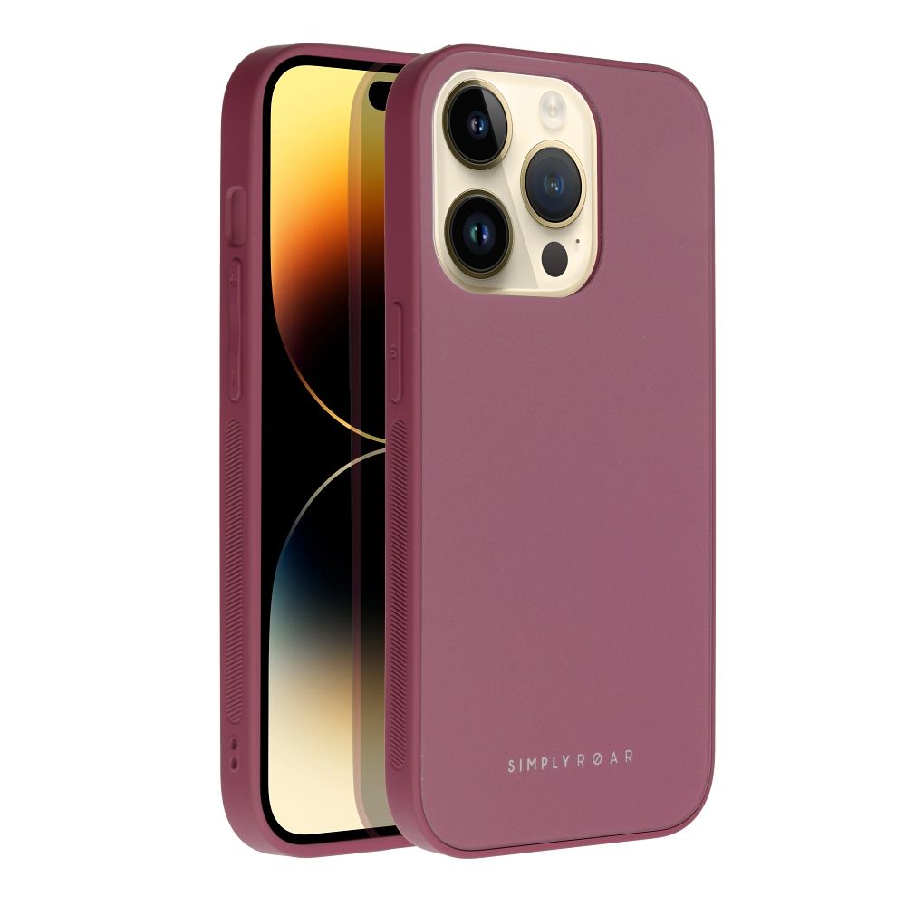 ROAR case MATTE GLASS for IPHONE 14 claret