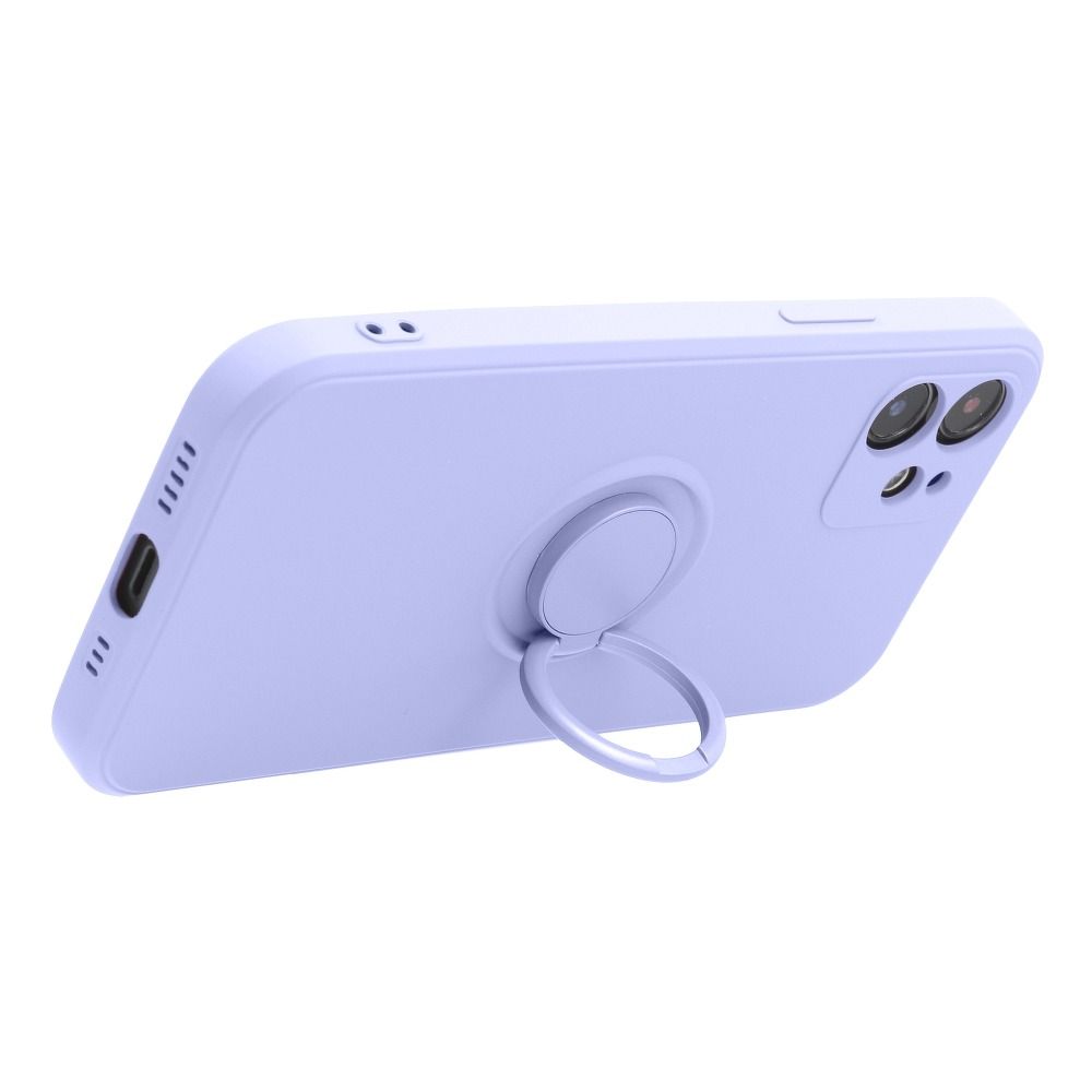 SILICONE RING case for SAMSUNG A52 5G / A52 LTE ( 4G ) / A52S violet