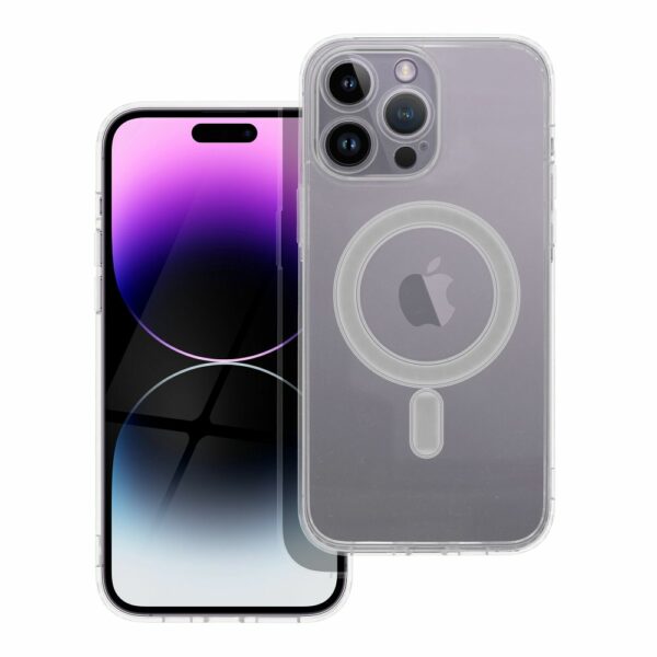 CLEAR MAG COVER case with camera protection compatible with MagSafe for IPHONE 14 Pro Max transparent