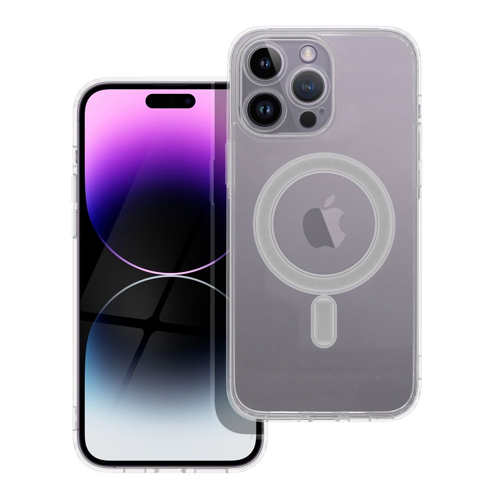 CLEAR MAG COVER case with camera protection compatible with MagSafe for IPHONE 14 Pro Max transparent