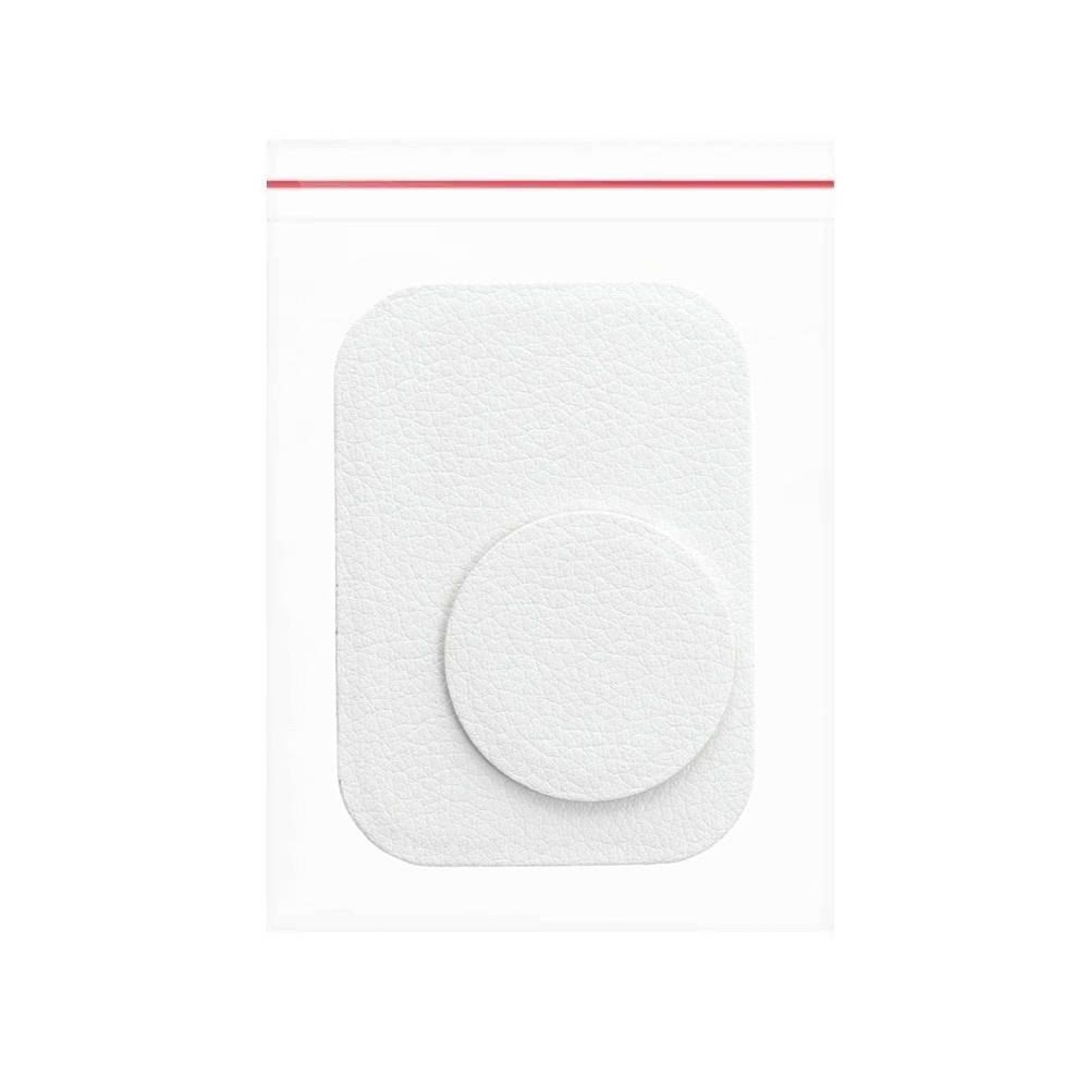 ce5693dd39f5a4352891596c0087cd5c Badget for magnet car holder leather white