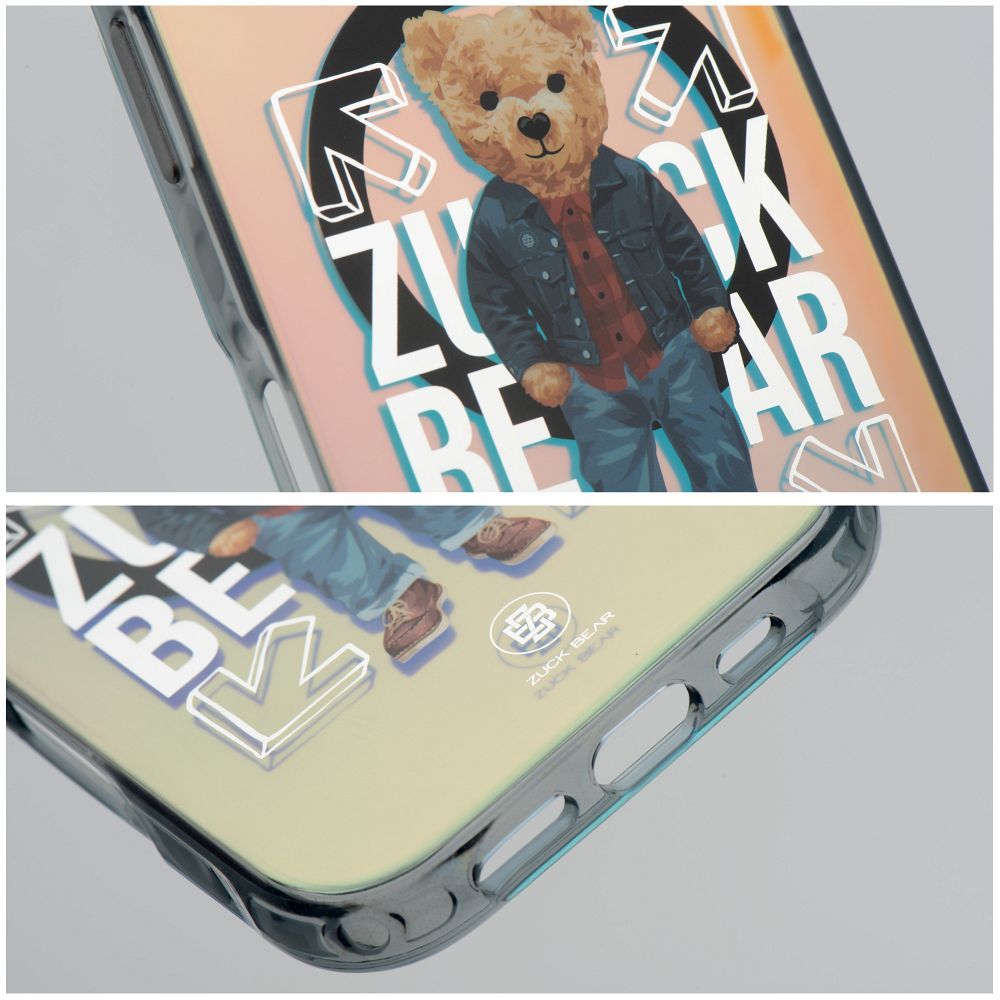 ZUCK BEAR case CALIFORNIA COOL MAG compatible with MagSafe for IPHONE 16 Pro plaid shirt
