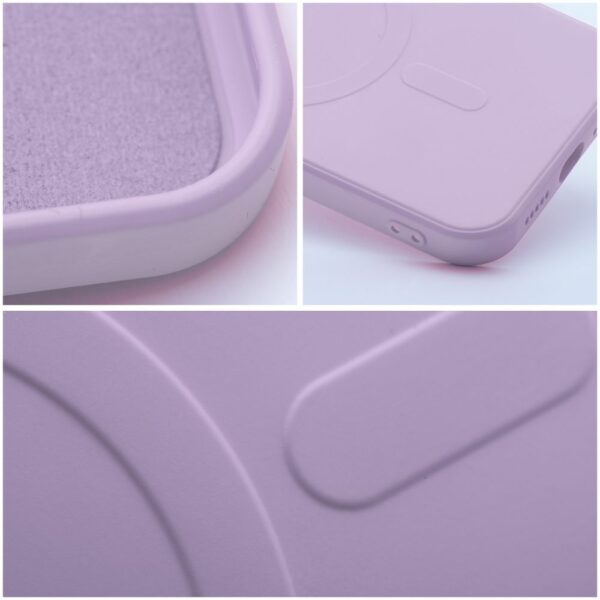 SILICONE MAG COVER case compatible with MagSafe for IPHONE 13 Pro Max pink