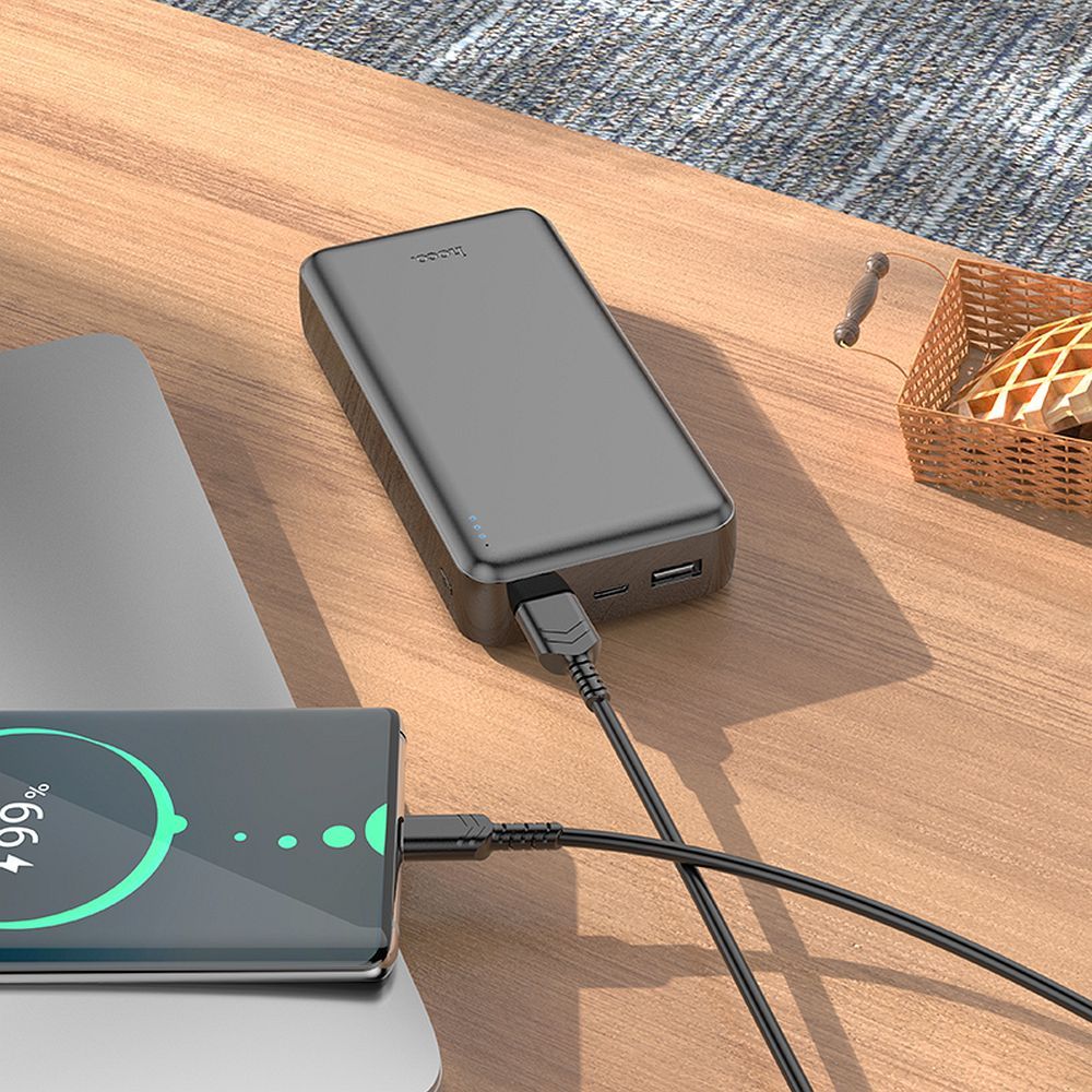 HOCO powerbank 20000 mAh 2,1A J100A black