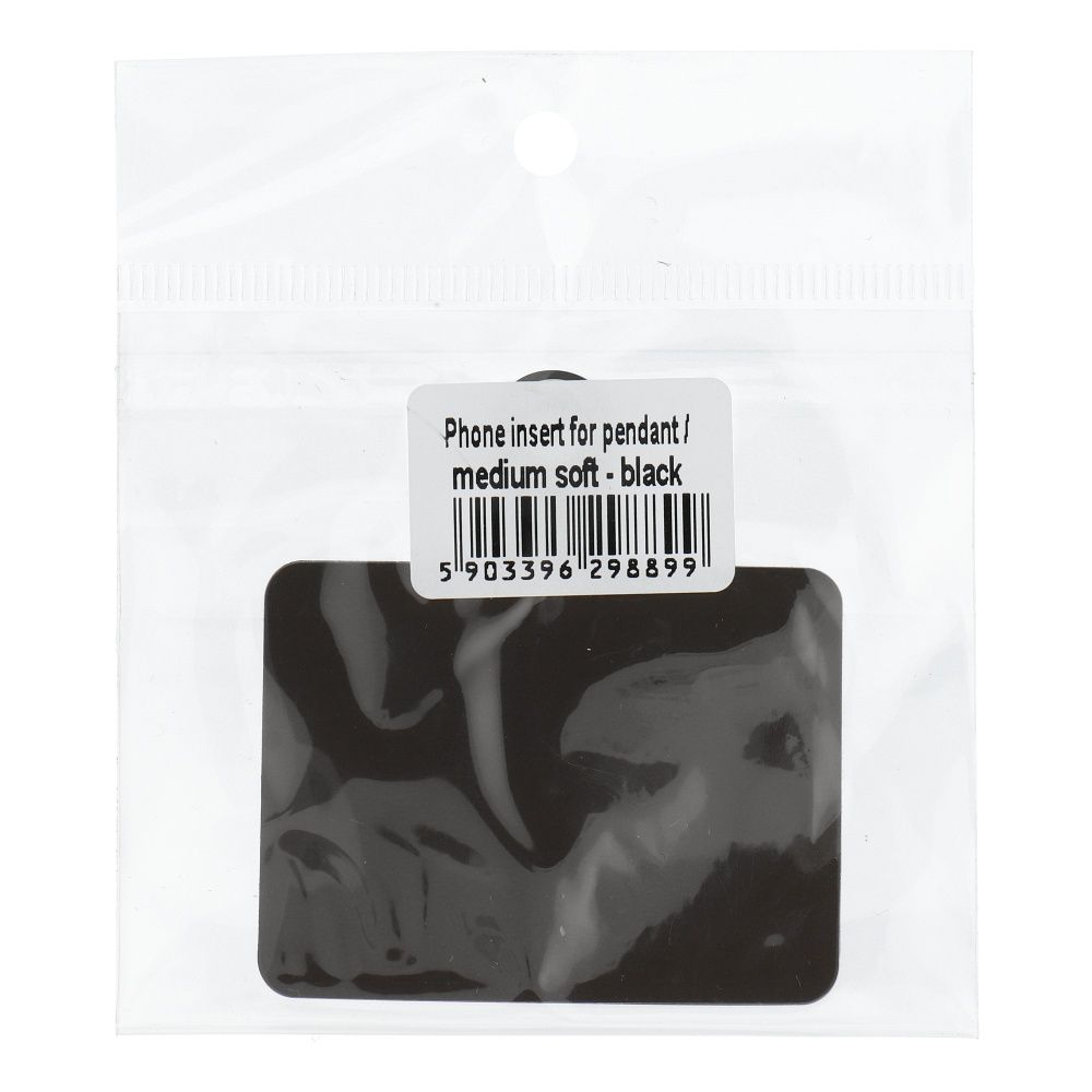 Phone insert for pendant / medium soft - black