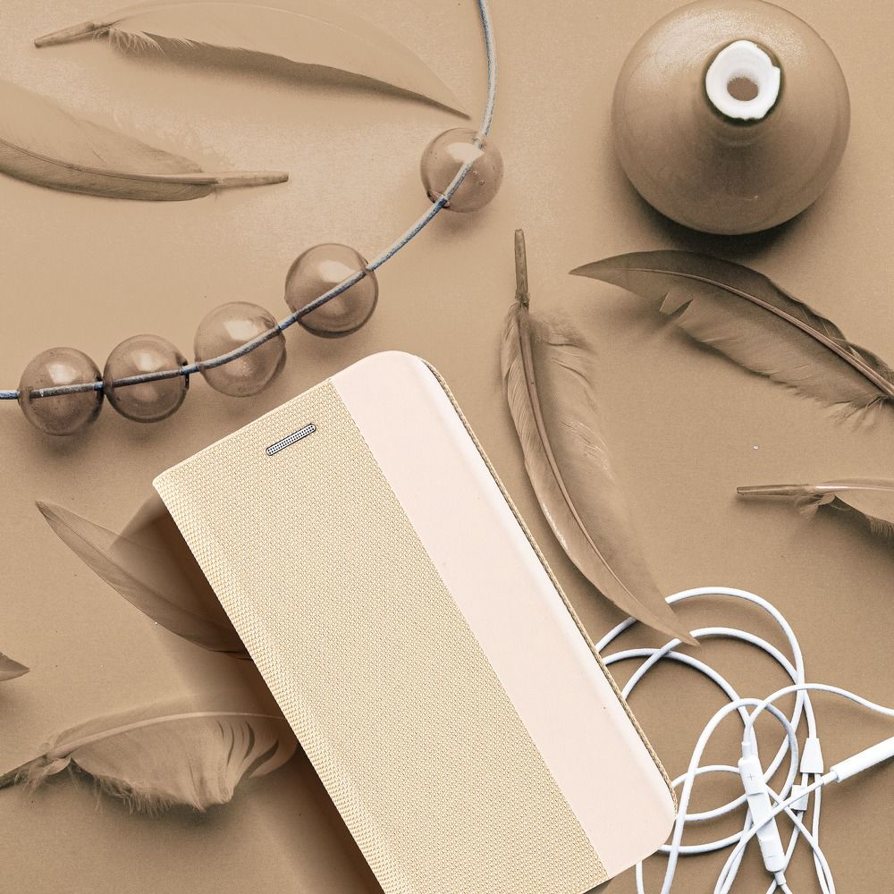 SENSITIVE Book case for SAMSUNG A22 5G gold