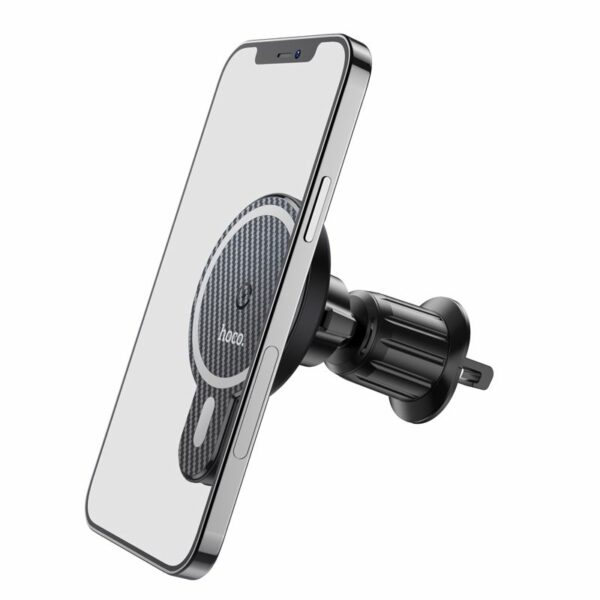 HOCO car holder with wilress charging compatible with MagSafe for air vent 15W CA85 black