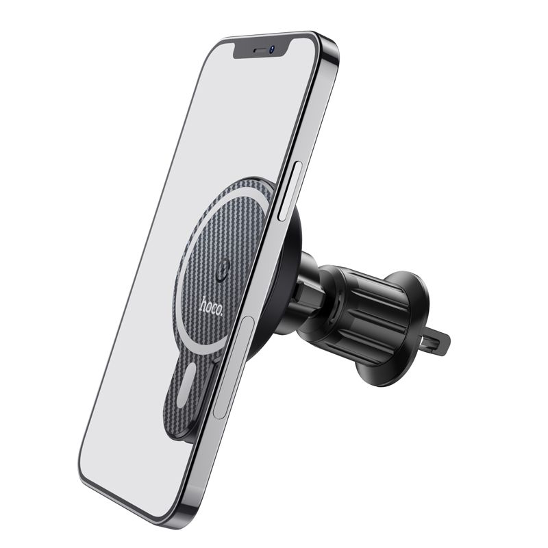 HOCO car holder with wilress charging compatible with MagSafe for air vent 15W CA85 black