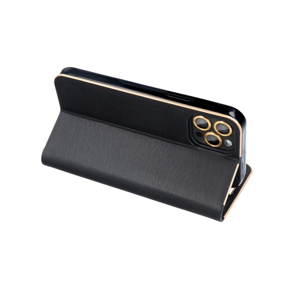 d0733a6b47e33a31d306b97c2c2e7a6c LUNA Book Gold for HUAWEI P20 Lite black