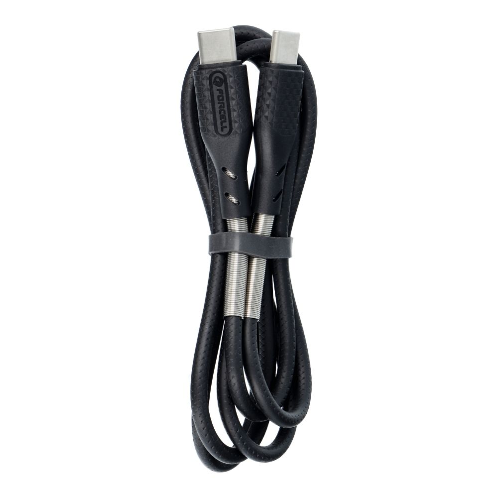 FORCELL F-ENERGY Carbon CB-02C cable Type C to Type C PD QC3.0 5A 60W 1 m black