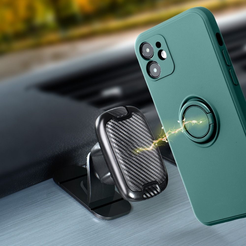 SILICONE RING case for SAMSUNG A53 5G green