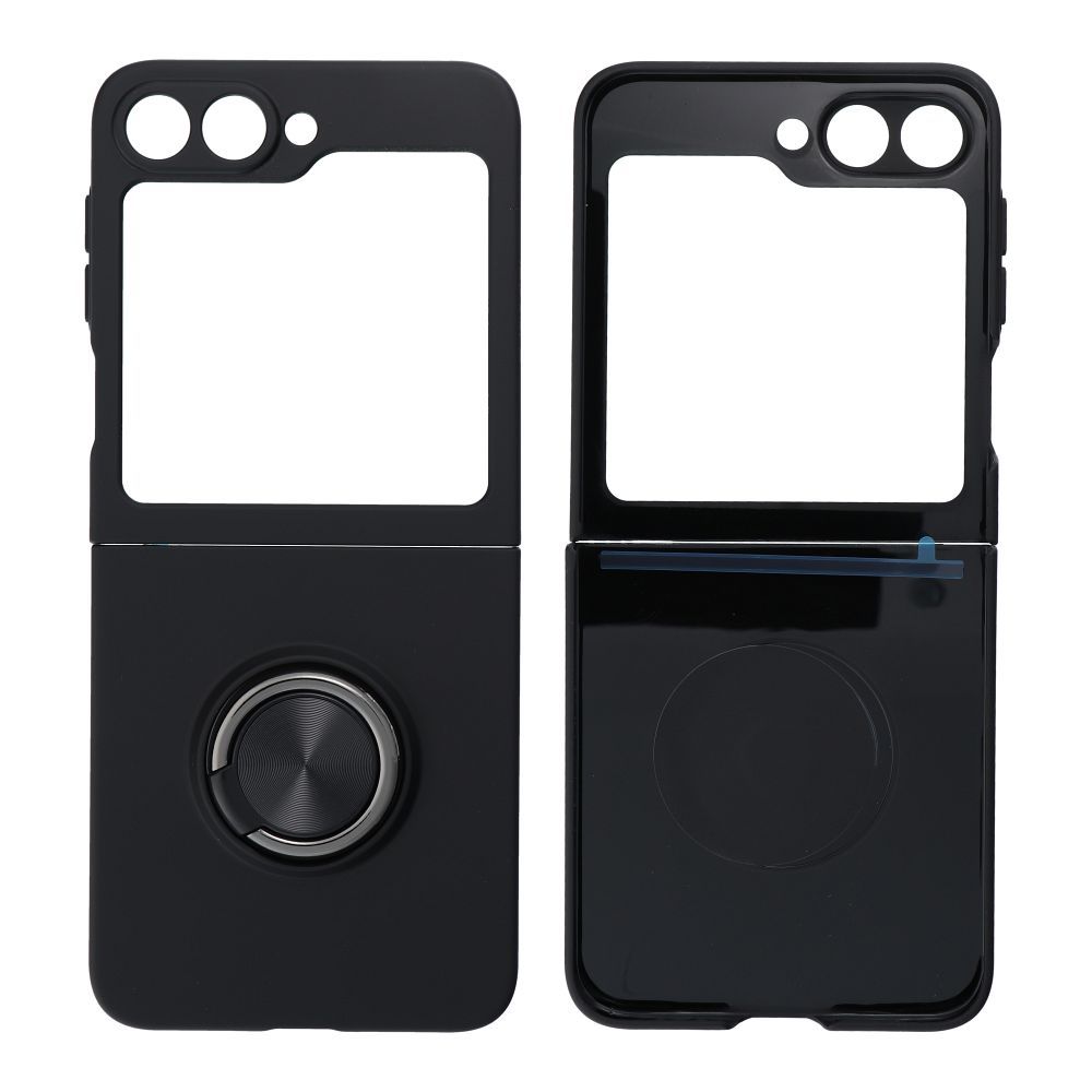 SILICONE RING Case for SAMSUNG Z Z Flip 6 black