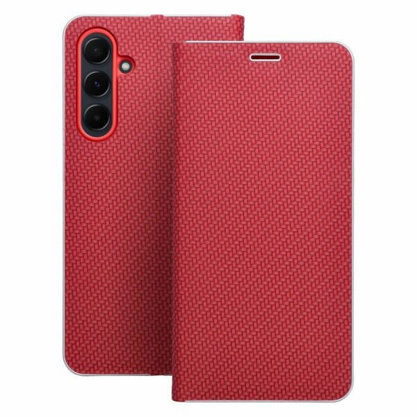 LUNA Book Carbon for SAMSUNG S25 Ultra red