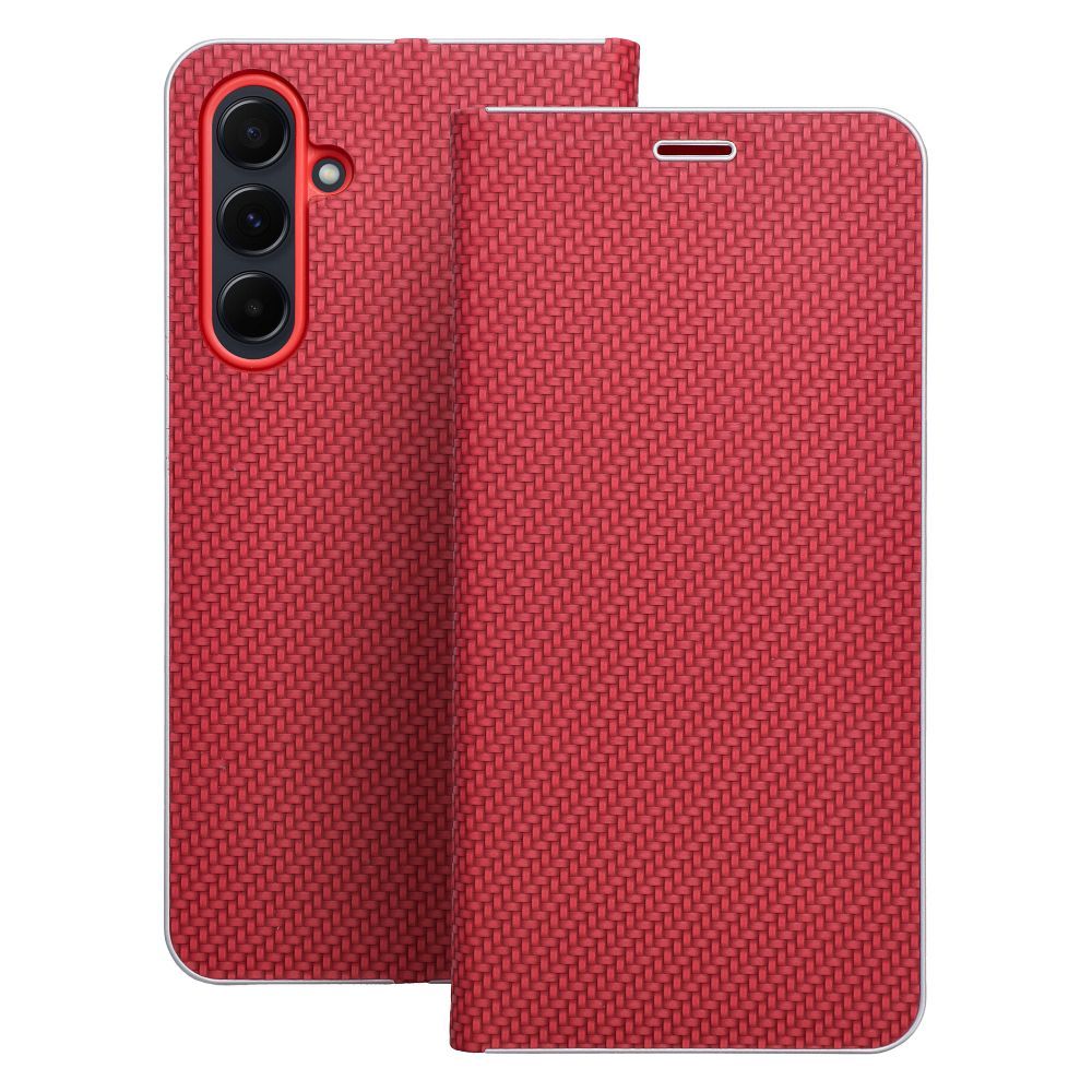 d1c96f34a5abd82a7044cff65ab91ef3 LUNA Book Carbon for SAMSUNG S25 Ultra red