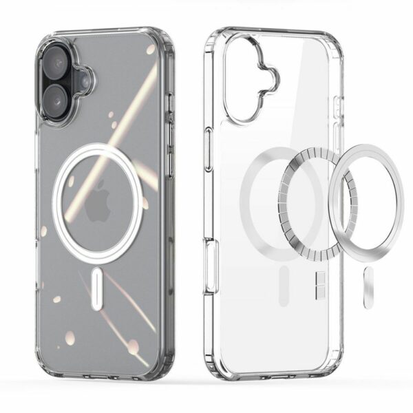 DUX DUCIS case CLIN MAG compatible with MagSafe for IPHONE 16 transparent