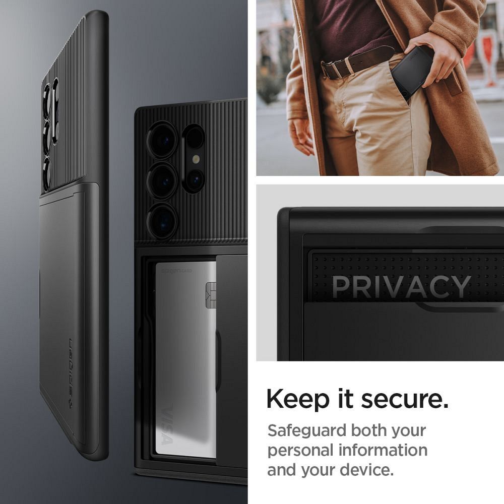 SPIGEN case SLIM ARMOR CS for SAMSUNG S24 Ultra black